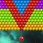 bubble shooter space android application logo